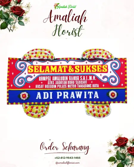 Papan Bunga Ucapan Selamat Lengkongsari